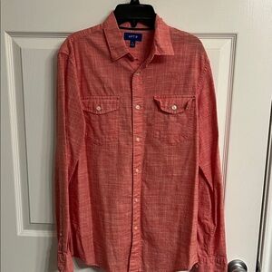 Apt. 9 Men's Casual Coral Button-Down Shirt
